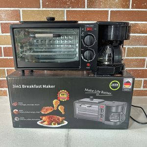 3u1 aparat – mini pećnica, ploča za kuhanje i aparat za kafu (2800W)