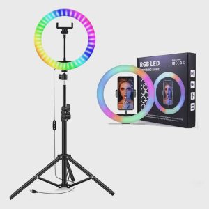 RGB Ring Light 12"/13"/14" sa stalkom i držačem za telefon – profesionalno osvjetljenje za video, šminkanje i fotografiju