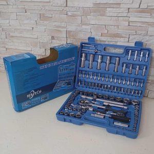 Set alata 108 dijelova u koferu – profesionalni nasadni ključevi i bitovi