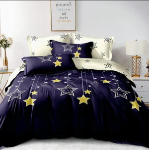 Bračna posteljina sa zvjezdicama